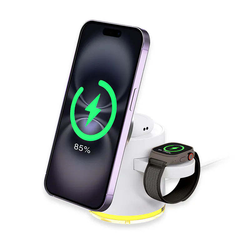 XPower MAGENGINE GE1 Qi2迷你掌心五合一 MagCharge 15W 磁吸無線充電座 [香港行貨]-DIGIBAL ONLINE