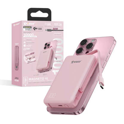 XPower MAGNETO 10 Qi2數顯 10000mAh 45W PD3.0 磁吸無線移動電源 - 香港行貨-DIGIBAL ONLINE