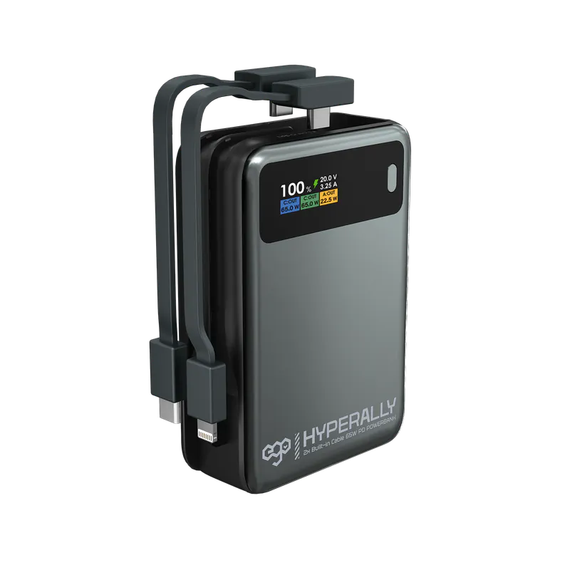 EGO HyperAlly² 20K @20000mAh 65W內置線 外置電 [香港行貨]-DIGIBAL ONLINE