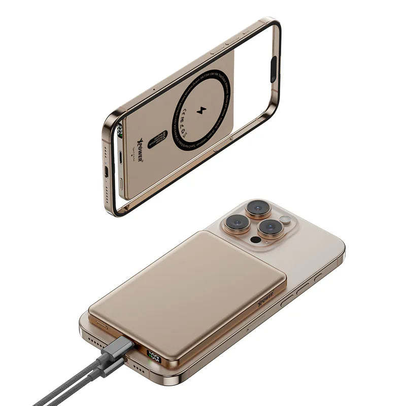 XPower M10K 3合1鋁合金數顯 10000mAh PD3.0+磁吸無線外置充電器[香港行貨] (3C認證版)-DIGIBAL ONLINE