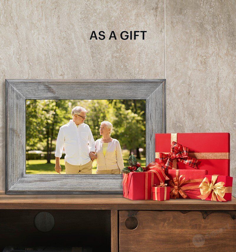 Kodak RCF-1013 (Gray MDF) WiFi Digital Photo Frame - Genuine HK Stock