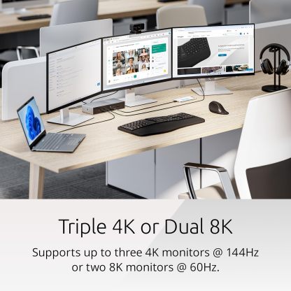 KENSINGTON SD5000T5 EQ Thunderbolt™ 5 Triple 4K Dock with 140W PD（K35201AP）[香港行貨]