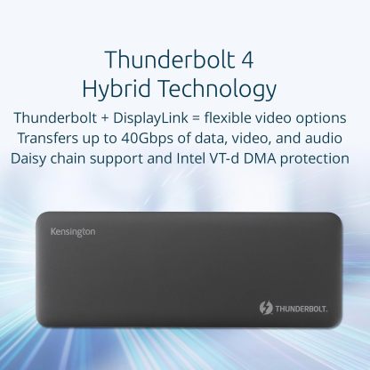 KENSINGTON SD5900T EQ Thunderbolt™ 4 Quad 4K Dock — Midnight Blue（K35232AP）[香港行貨]