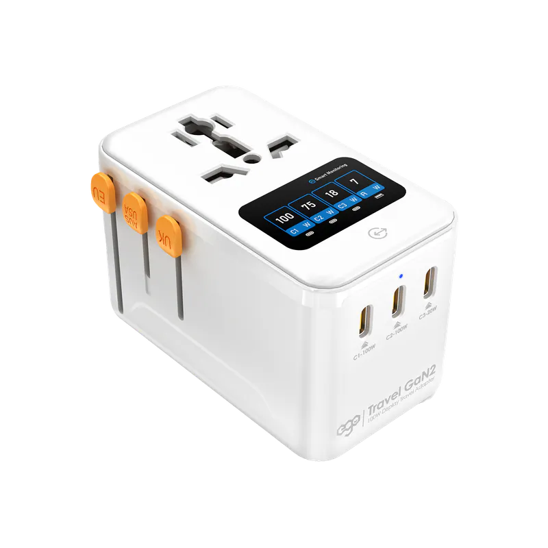 EGO 100W Travel GaN2 4USB 旅行轉換插頭 [香港行貨]