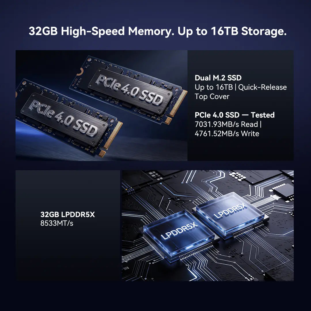 GMKTEC NucBox K17 plus Intel Core Ultra 7 258V Mini Computer (CS-GNBK17P) [Hong Kong Genuine Product]