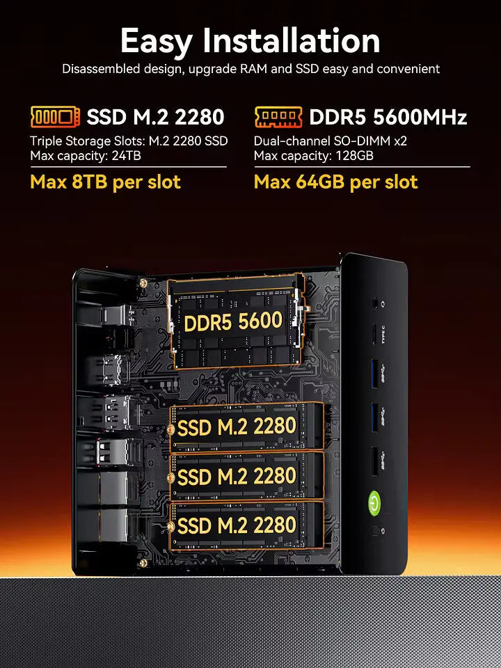 GMKTEC NucBox K12 AMD Ryzen 7 H 255 Mini PC (CS-GNBK12) [Hong Kong genuine product]
