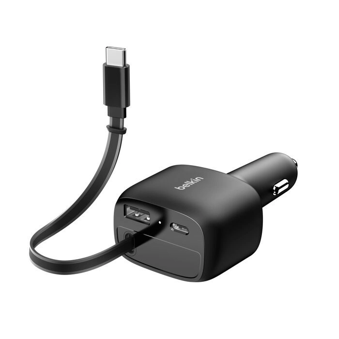 BELKIN BoostCharge 75W ausziehbares Auto-Ladegerät CCC001fqBK Hongkong-Ware Produktbild