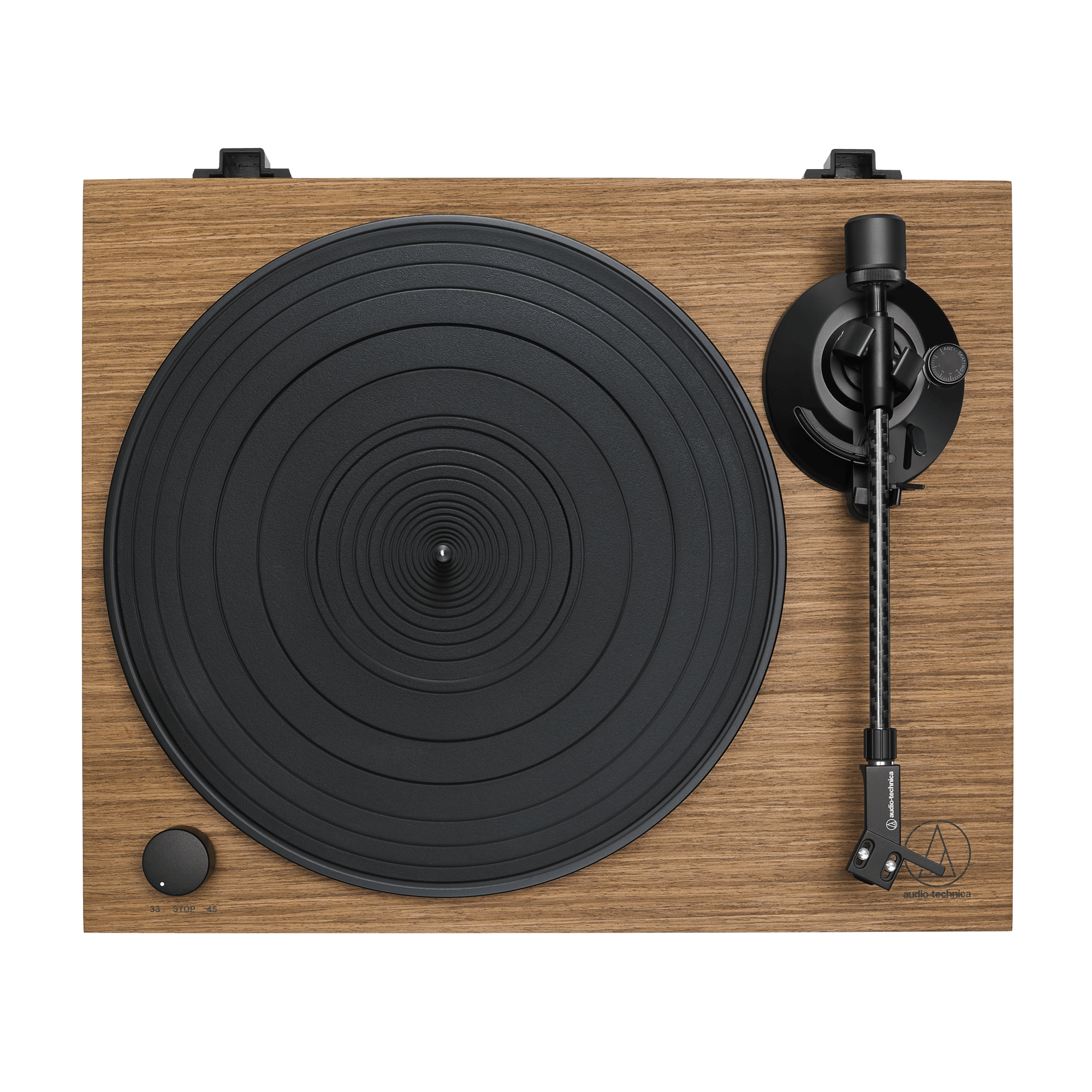 Audio-Technica AT-LPW40WN Manual Belt-Drive Turntable (Walnut Finish)