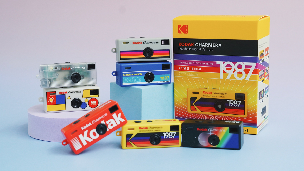 KODAK CHARMERA 鎖匙扣迷你數碼相機盲盒（Millennium 單盒裝 MDC-CRMR01）原裝行貨