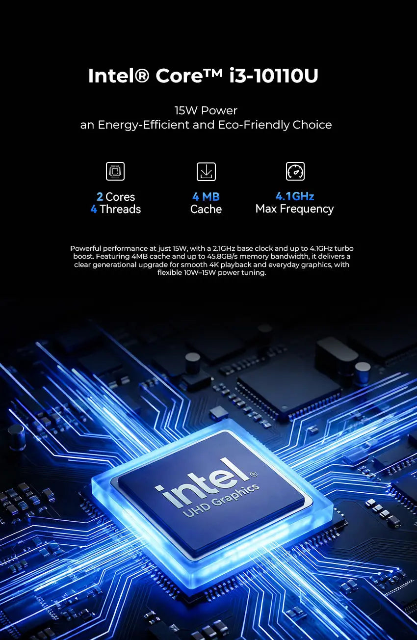 GMKTEC NucBox G3 PRO Intel Core i3-10110U Mini PC (CS-GNBG3PR) [Hong Kong genuine product]