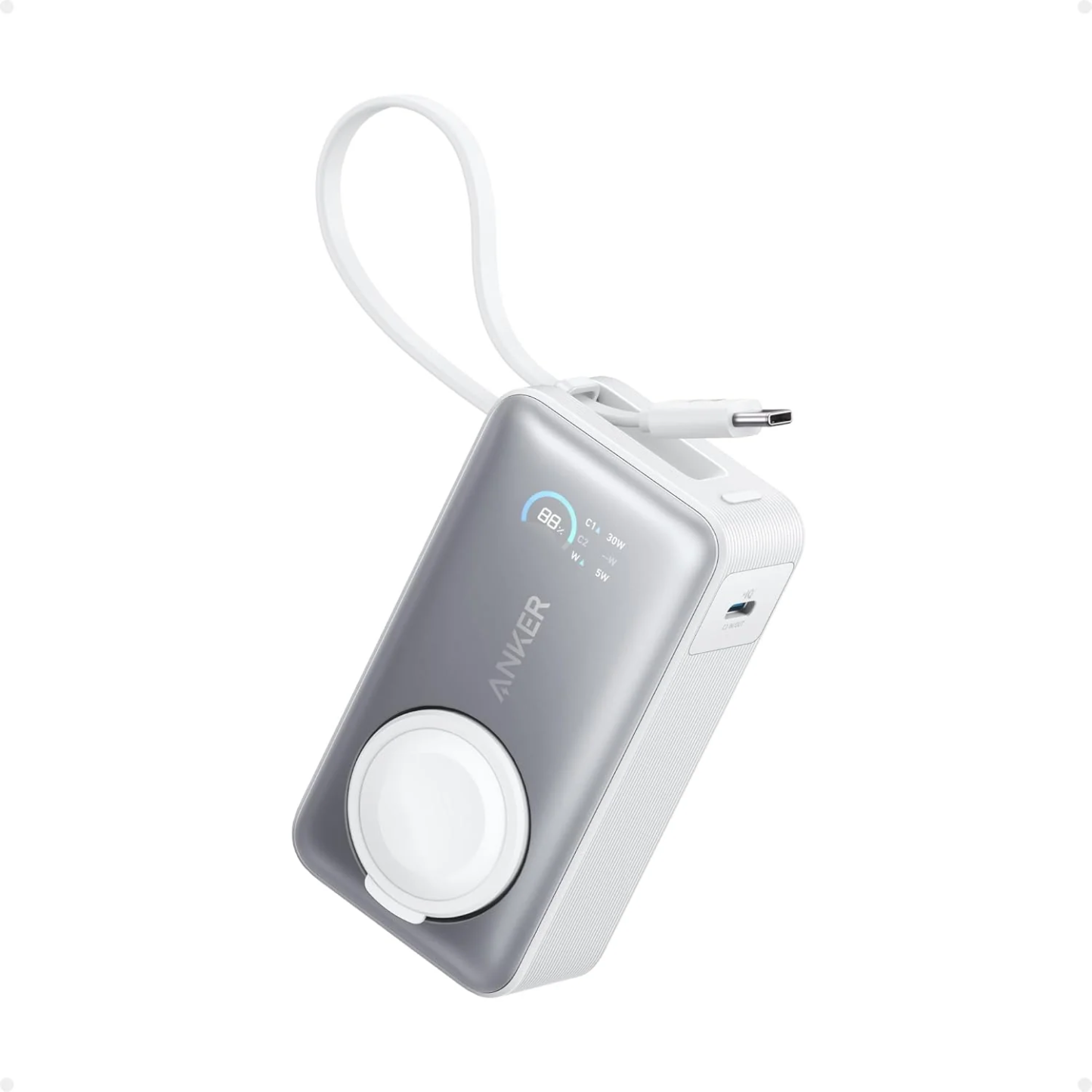 Anker MagGo Power Bank (10K, 35W, For Apple Watch) 10,000mAh 行動電源 [香港行貨]-DIGIBAL ONLINE