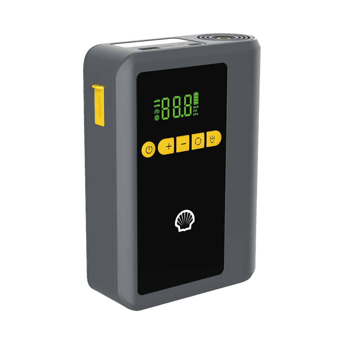 Shell 蜆殼 SL-AC003JP 4合1 專業過江龍+輪胎打氣泵+電源 [香港行貨]