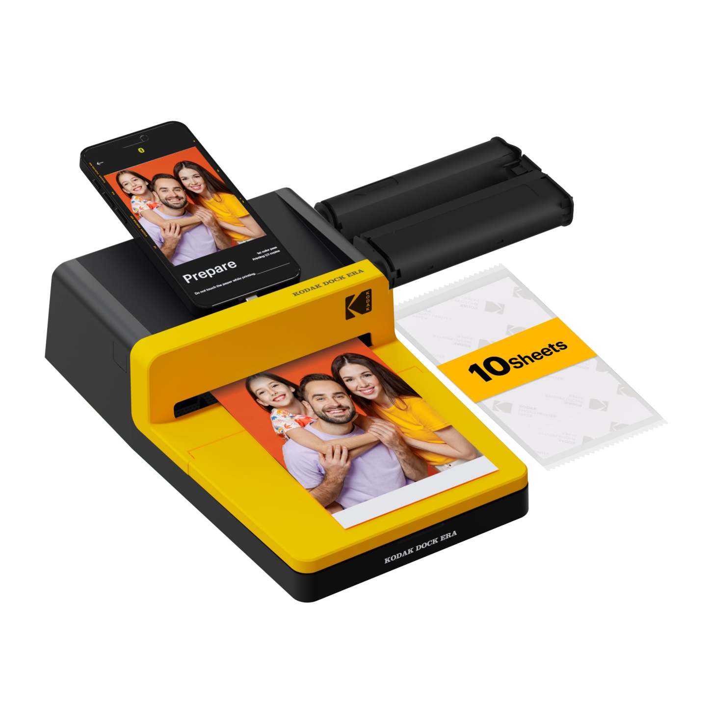 Kodak Dock ERA（D600）4x6 座檯相片打印機（黃色） 原裝行貨