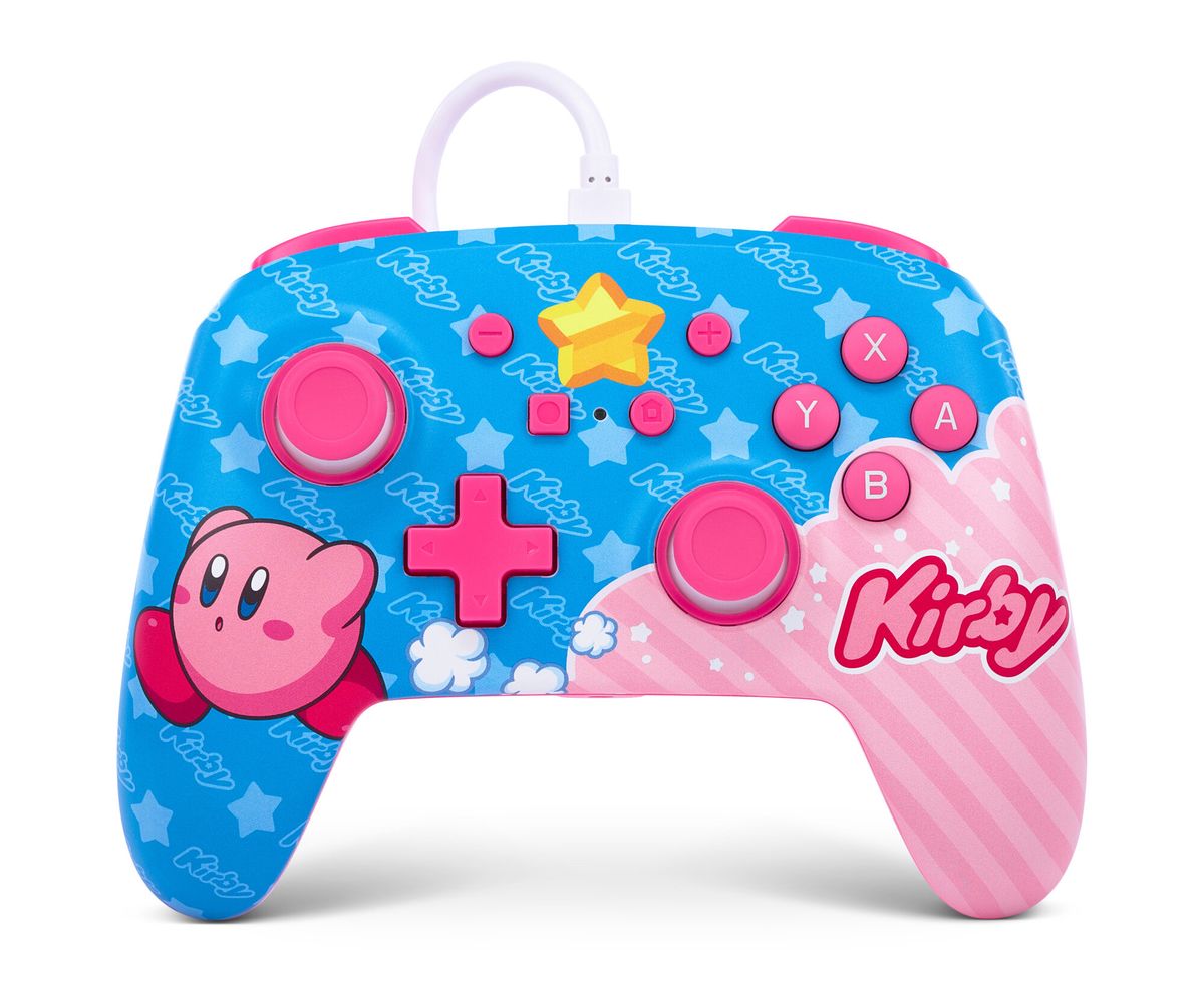 PowerA 加強版有線任天堂手掣適用 Switch (兼容Switch 2) - 星之卡比 Kirby  [香港行貨]-DIGIBAL ONLINE