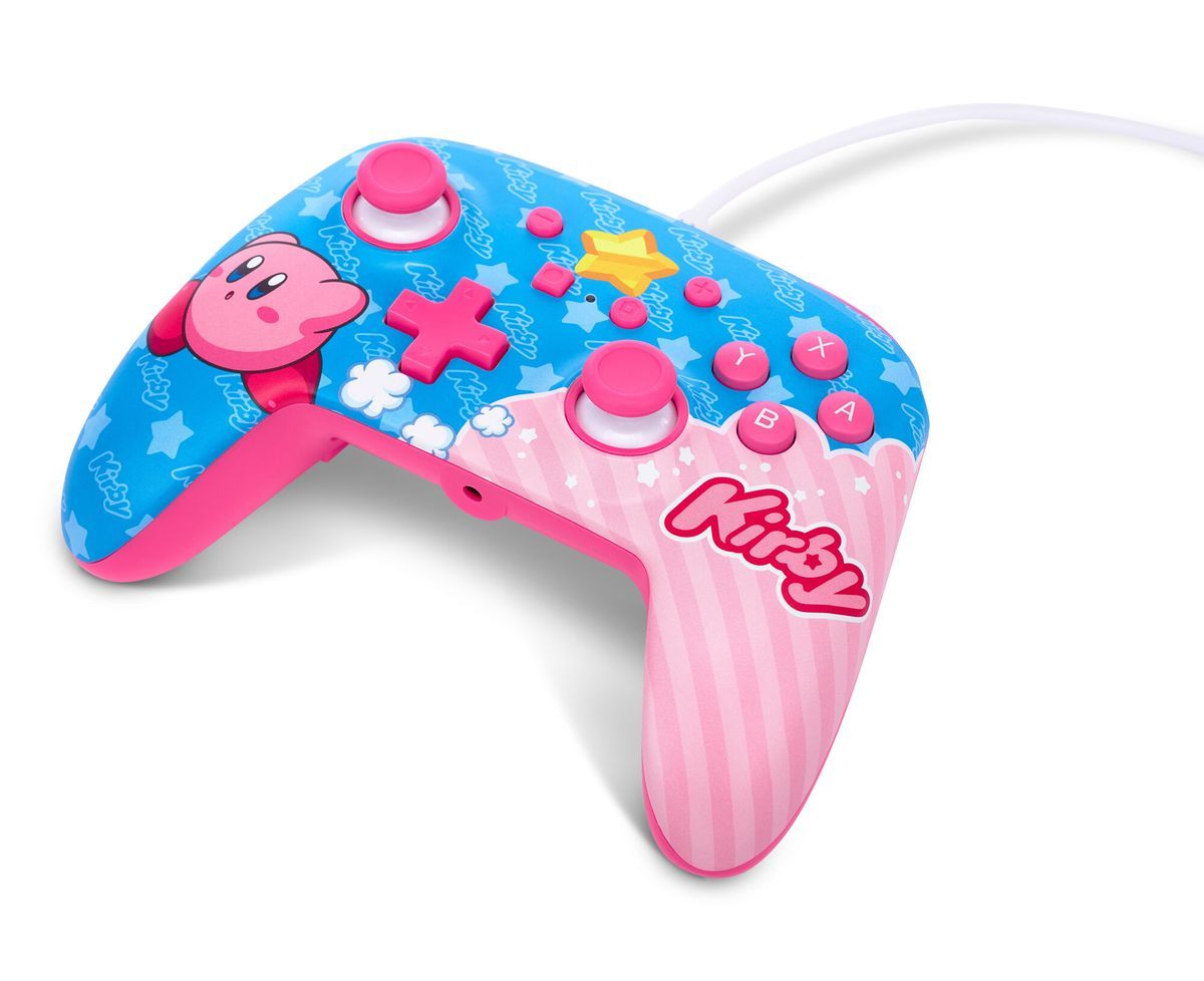 PowerA 加強版有線任天堂手掣適用 Switch (兼容Switch 2) - 星之卡比 Kirby  [香港行貨]-DIGIBAL ONLINE