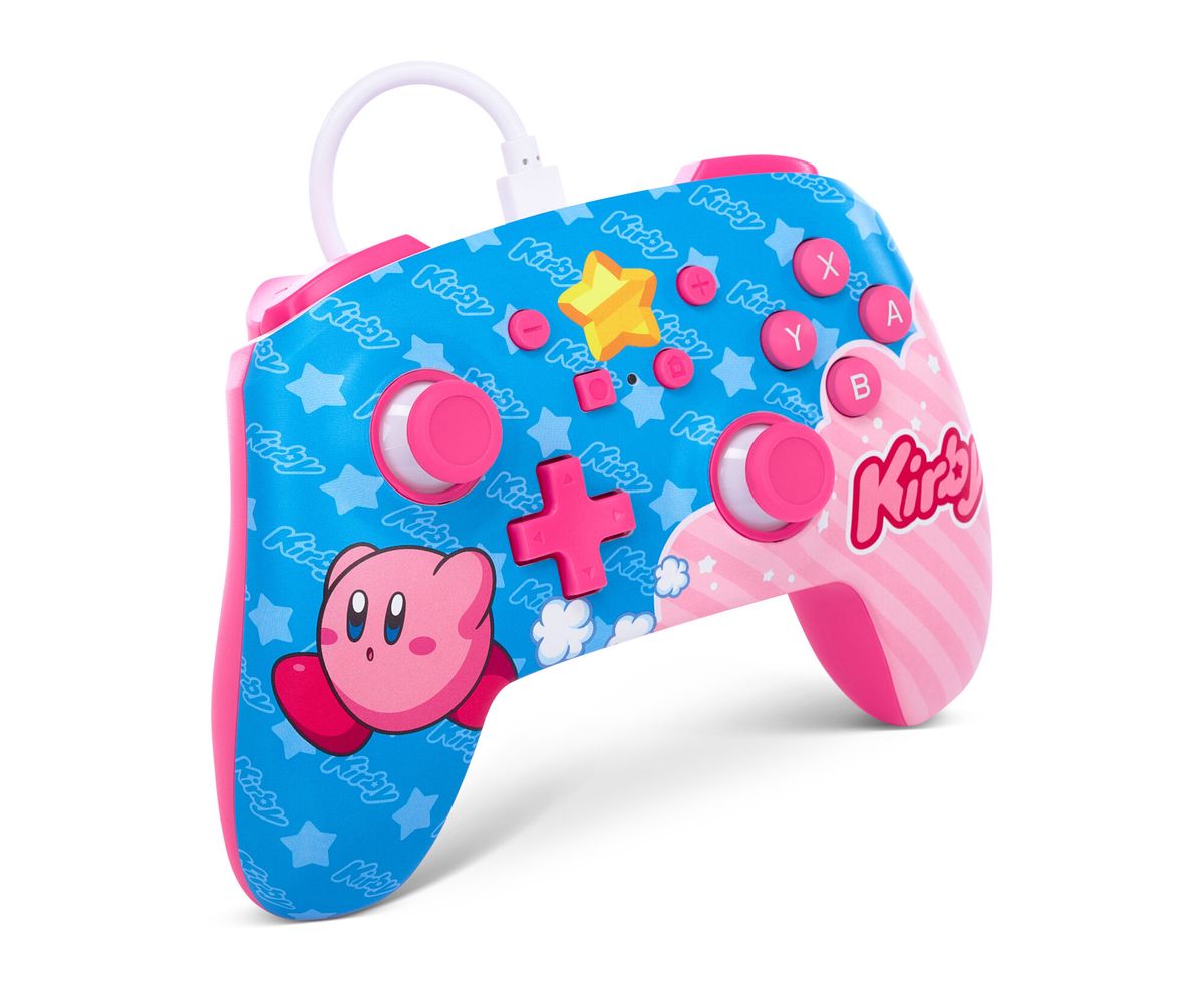 PowerA 加強版有線任天堂手掣適用 Switch (兼容Switch 2) - 星之卡比 Kirby  [香港行貨]-DIGIBAL ONLINE