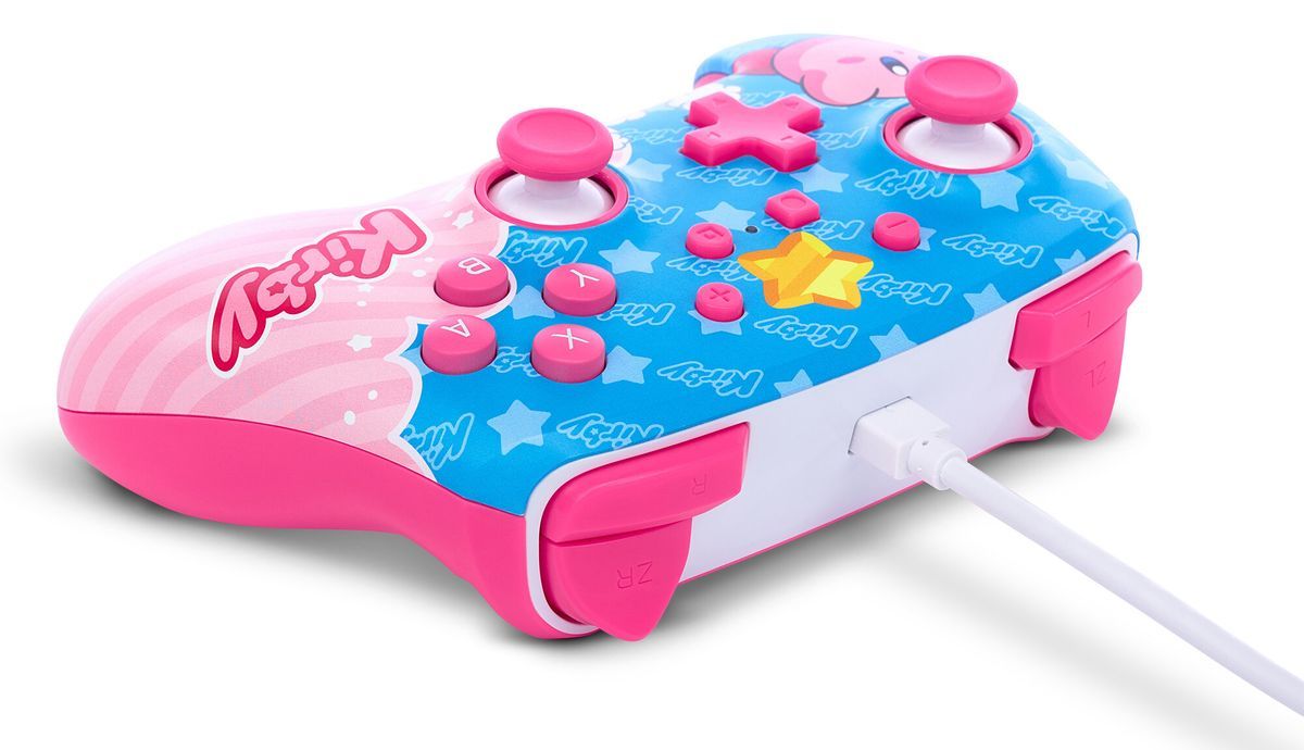 PowerA 加強版有線任天堂手掣適用 Switch (兼容Switch 2) - 星之卡比 Kirby  [香港行貨]-DIGIBAL ONLINE