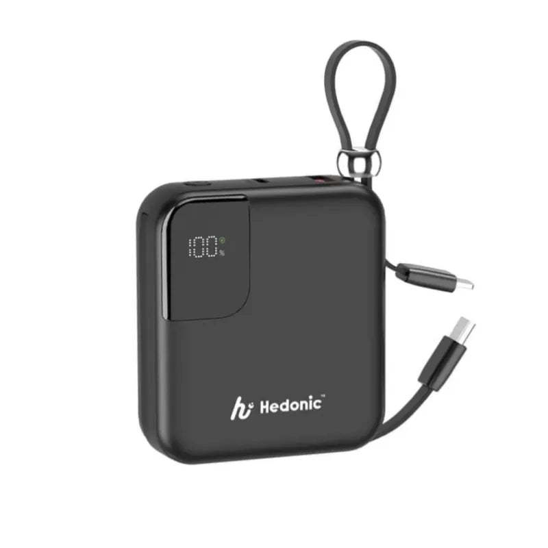 Hedonic 10000mah (38.5Wh) PD 3.0 22.5W Lightning & USB-C 流動充電池 (第三代)｜白色｜81060｜3C CCC認証｜-DIGIBAL ONLINE