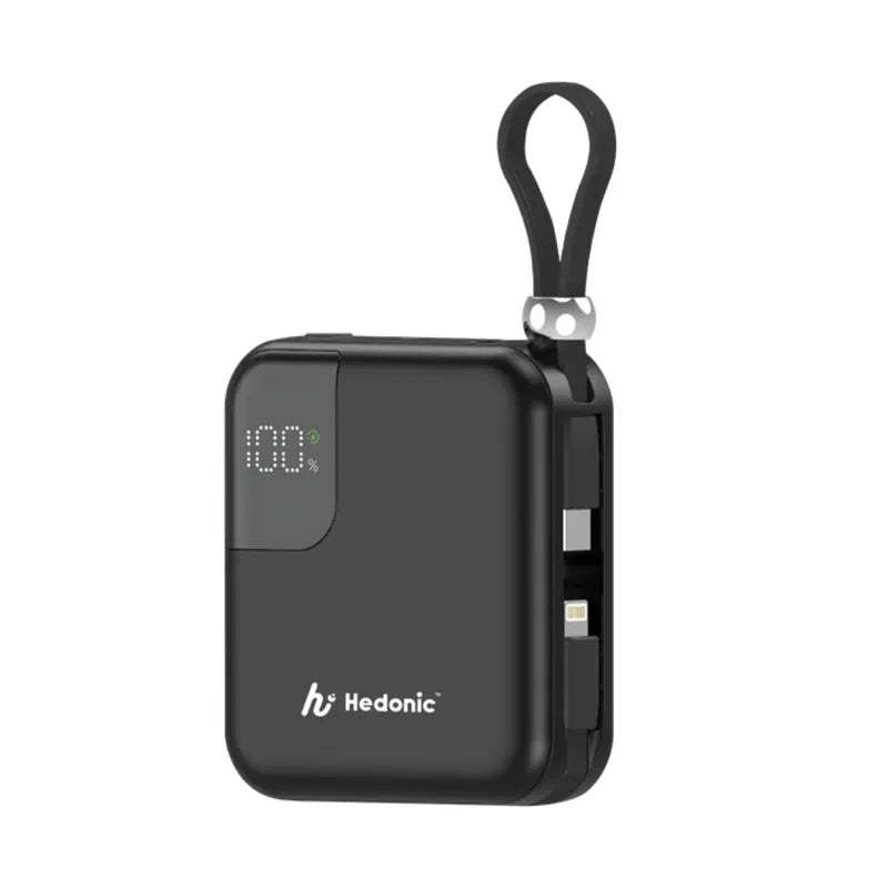Hedonic 10000mah (38.5Wh) PD 3.0 22.5W Lightning & USB-C 流動充電池 (第三代)｜白色｜81060｜3C CCC認証｜-DIGIBAL ONLINE