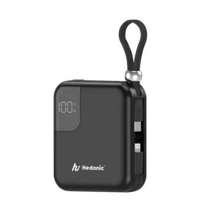Hedonic 10000mah (38.5Wh) PD 3.0 22.5W Lightning & USB-C 流動充電池 (第三代)｜白色｜81060｜3C CCC認証｜-DIGIBAL ONLINE