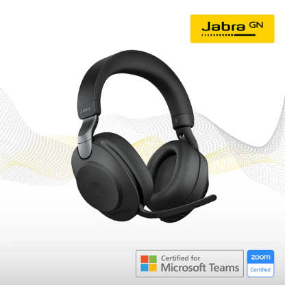 Jabra Evolve2 85 Link380a MS Stereo Black 無線會議專用耳機 28599-999-999  (USB-A / MS) - 香港行貨-DIGIBAL ONLINE
