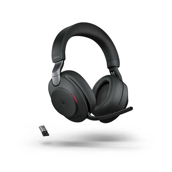 Jabra Evolve2 85 Link380a MS Stereo Black 無線會議專用耳機 28599-999-999  (USB-A / MS) - 香港行貨-DIGIBAL ONLINE