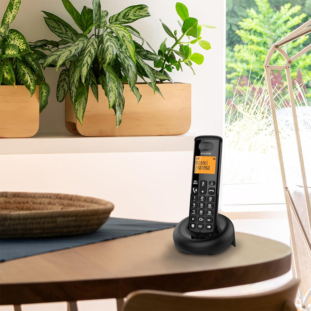 Alcatel - E260 大型背光顯示器 無線 DECT 電話 - 香港行貨 - |免持通話 | 攔截騷擾-DIGIBAL ONLINE