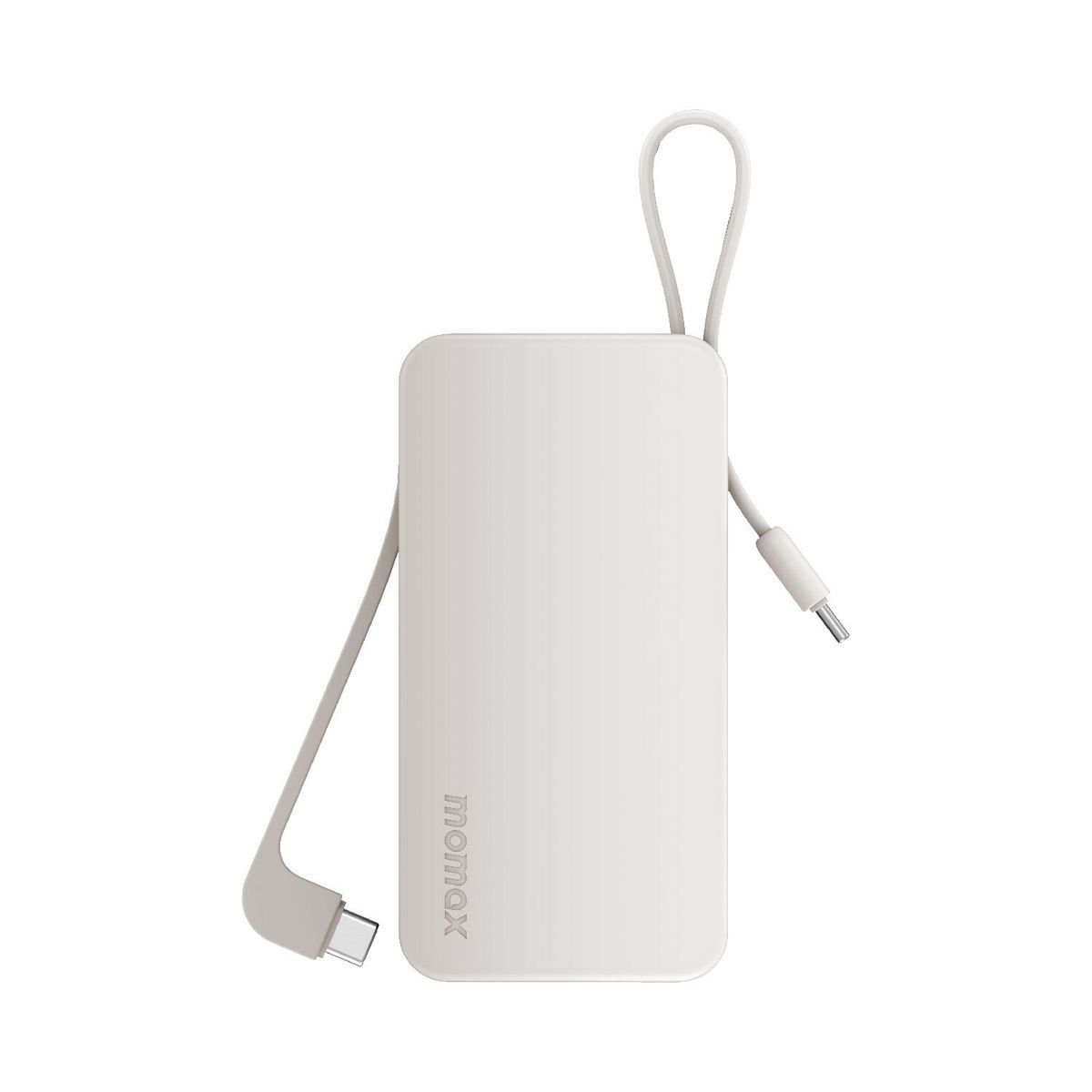 MOMAX 1-Power Vital+ 10000mAh 流動電源，內建雙 USB-C 線 (黑色) IP138D [香港行貨]-DIGIBAL ONLINE