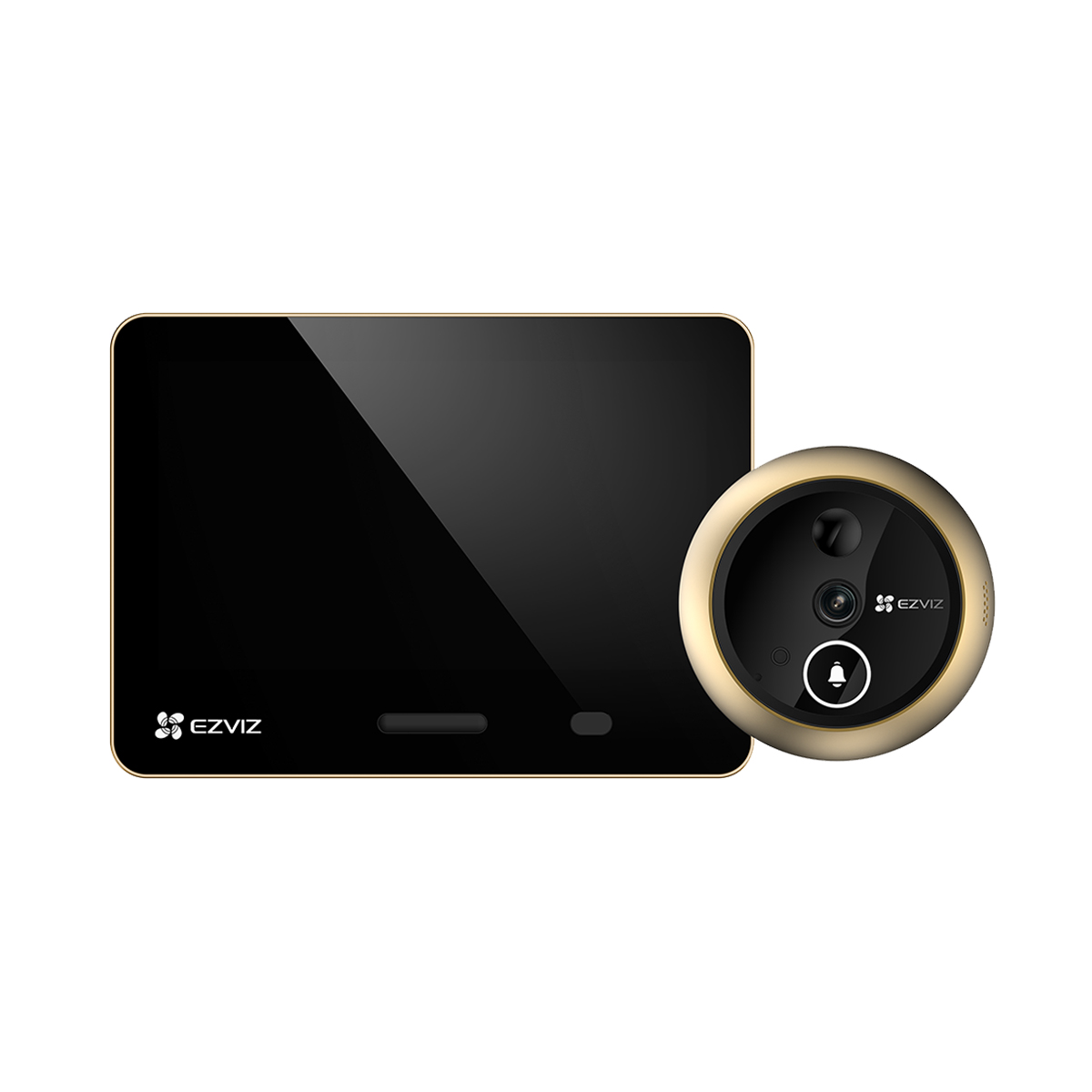 EZVIZ EP4 4K 全無線AI貓眼攝像頭+門鈴 [香港行貨]