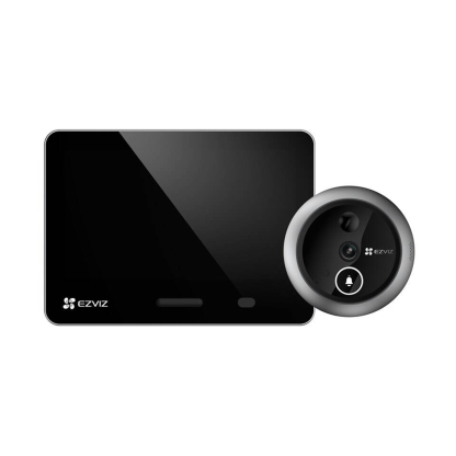 EZVIZ EP4 4K 全無線AI貓眼攝像頭+門鈴 [香港行貨]