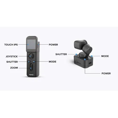 Feiyu Pocket 3 4K Magnetic Wearable Gimbal Camera [HONG KONG 1 YEAR WARRANTY]