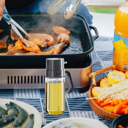 500ML 廚房按壓霧化 防漏油玻璃 噴油壺-DIGIBAL ONLINE