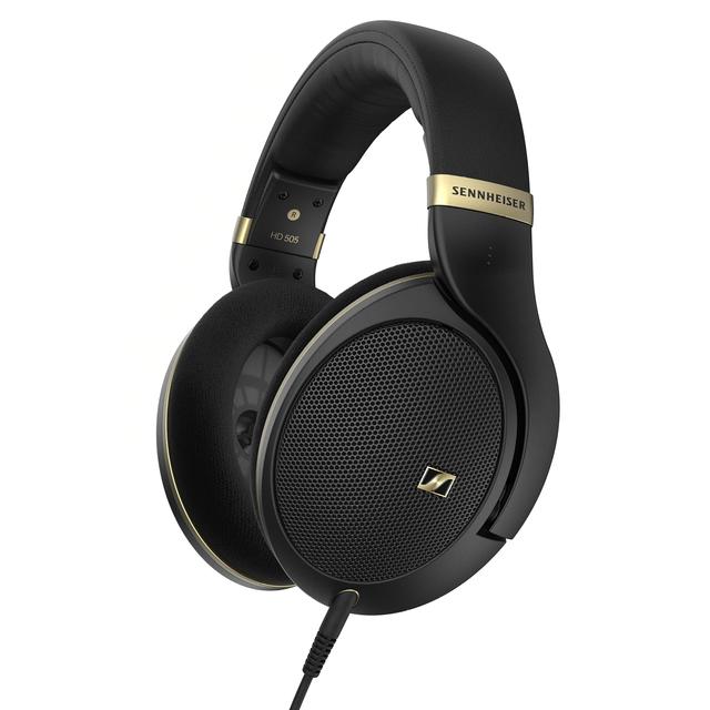 Sennheiser HD 505 開放式頭戴耳機-金色｜12Hz–38.5kHz・120Ω・音樂遊戲兩用