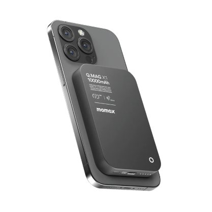 MOMAX Q.Mag X1 10000mAh超薄磁吸流動電源  [2年保養] (CCC 認證)-DIGIBAL ONLINE