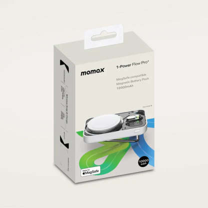 MOMAX 1-Power Flow Pro+ 10000mAh MagSafe 磁吸流動電源 IP127 [香港行貨] | MFM認證-DIGIBAL ONLINE