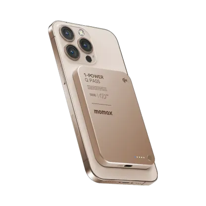 MOMAX 1-Power Q.Pass 5000mAh Qi2 磁吸流動電源 (CCC 認證) [香港行貨]