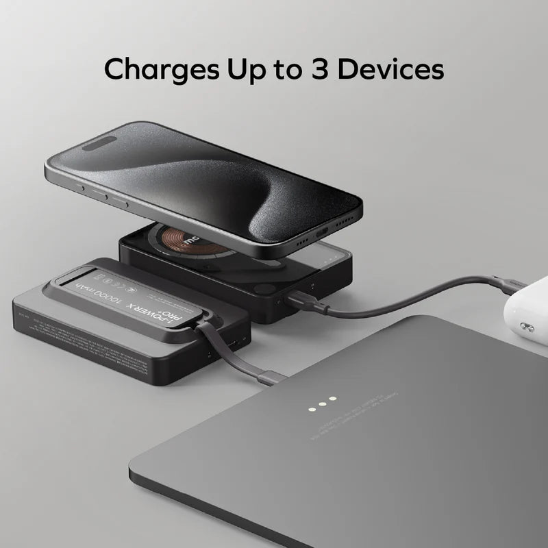 MOMAX 1-Power X Pro+ 10000mAh 內置USB-C線移動電源支架 [香港行貨]-DIGIBAL ONLINE