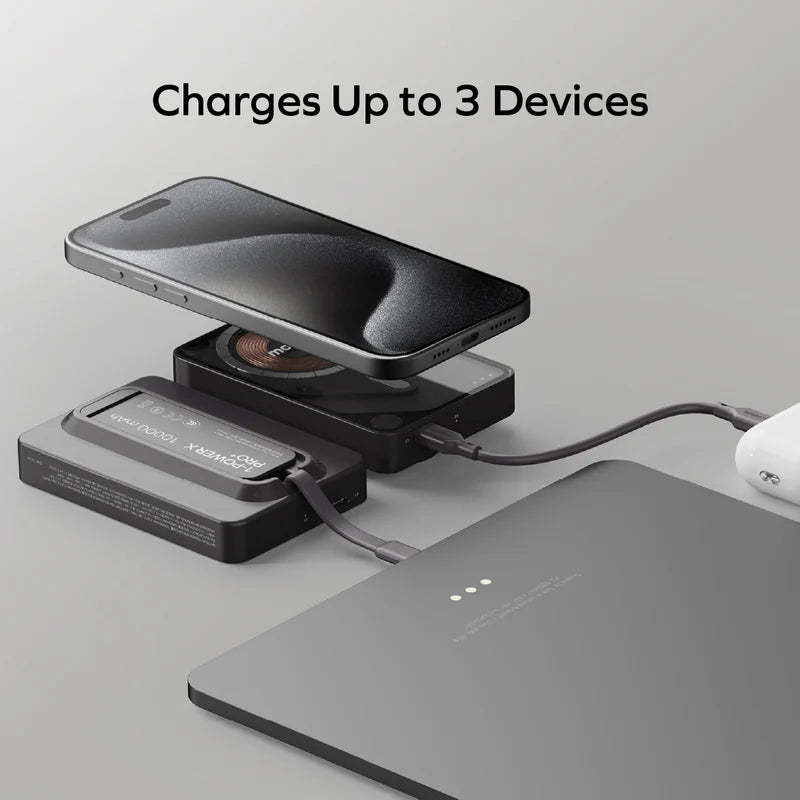 MOMAX 1-Power X Pro+ 10000mAh 內置USB-C線移動電源支架 [香港行貨]-DIGIBAL ONLINE