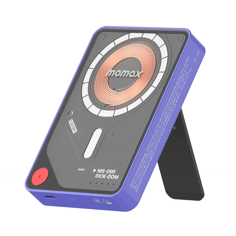 Momax x Gundam 1-Power X Pro 10000mAh 3 in 1 磁吸流動電源 (大魔) IP132GDU [香港行貨]-DIGIBAL ONLINE