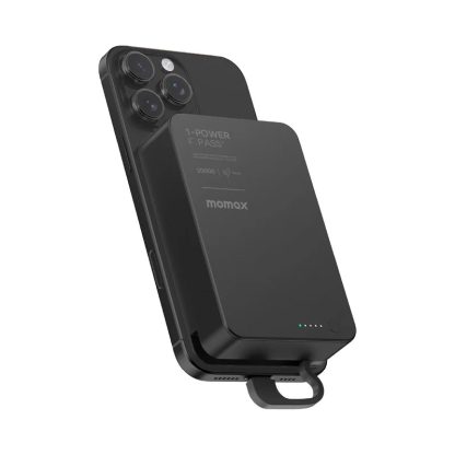 MOMAX 1-Power F.Pass⁺ 20000mAh 磁吸帶線流動電源 (CCC 認證) IP159 [香港行貨]-DIGIBAL ONLINE