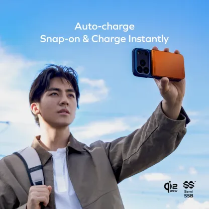 MOMAX 1-Power S.Pass² 10000mAh QI2 25W半固態磁吸流動電源 (CCC 認證) [香港行貨]