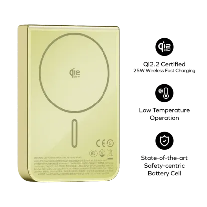 MOMAX 1-Power S.Pass² 10000mAh 半固態磁吸流動電源 (CCC 認證) [香港行貨]