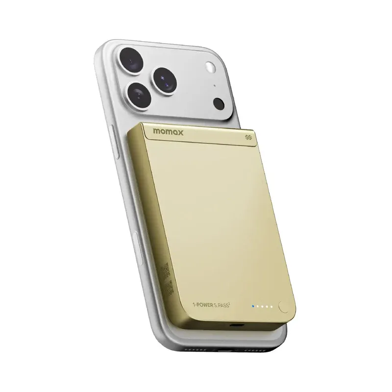 MOMAX 1-Power S.Pass² 10000mAh 半固態磁吸流動電源 (CCC 認證) [香港行貨]