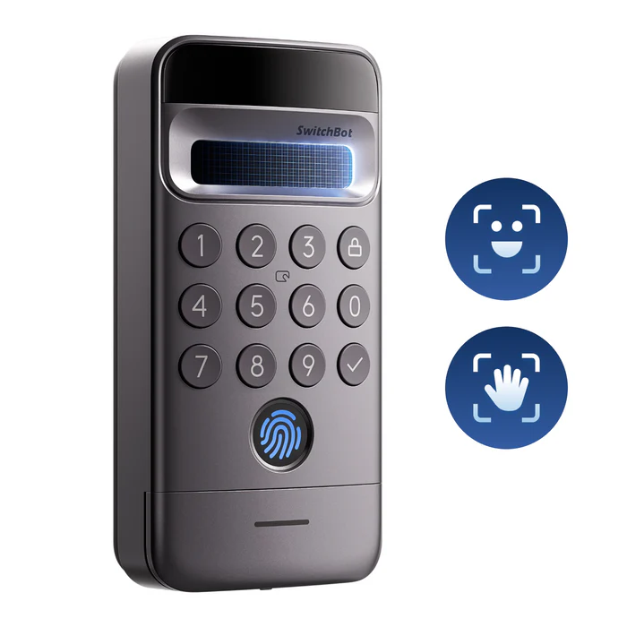 SwitchBot Keypad Vision Pro Vision Pro解鎖器 -掌紋/人臉/指紋/密碼】 [香港行貨]