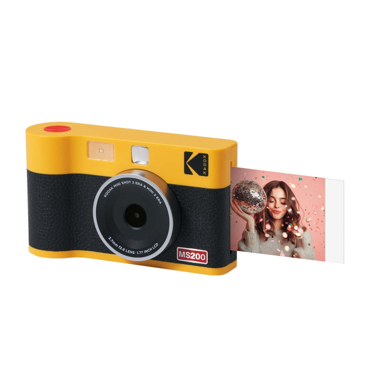 Kodak Mini Shot 2 ERA（MS200）即影即有相機打印機（黃/黑） 原裝行貨