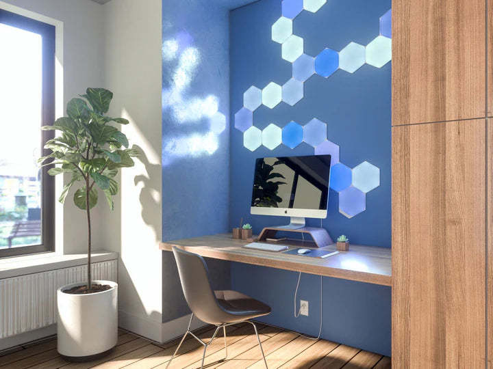 Nanoleaf Shapes Hexagons Starter Kit 六角形智能燈板入門套裝 (9塊) [香港行貨]-DIGIBAL ONLINE