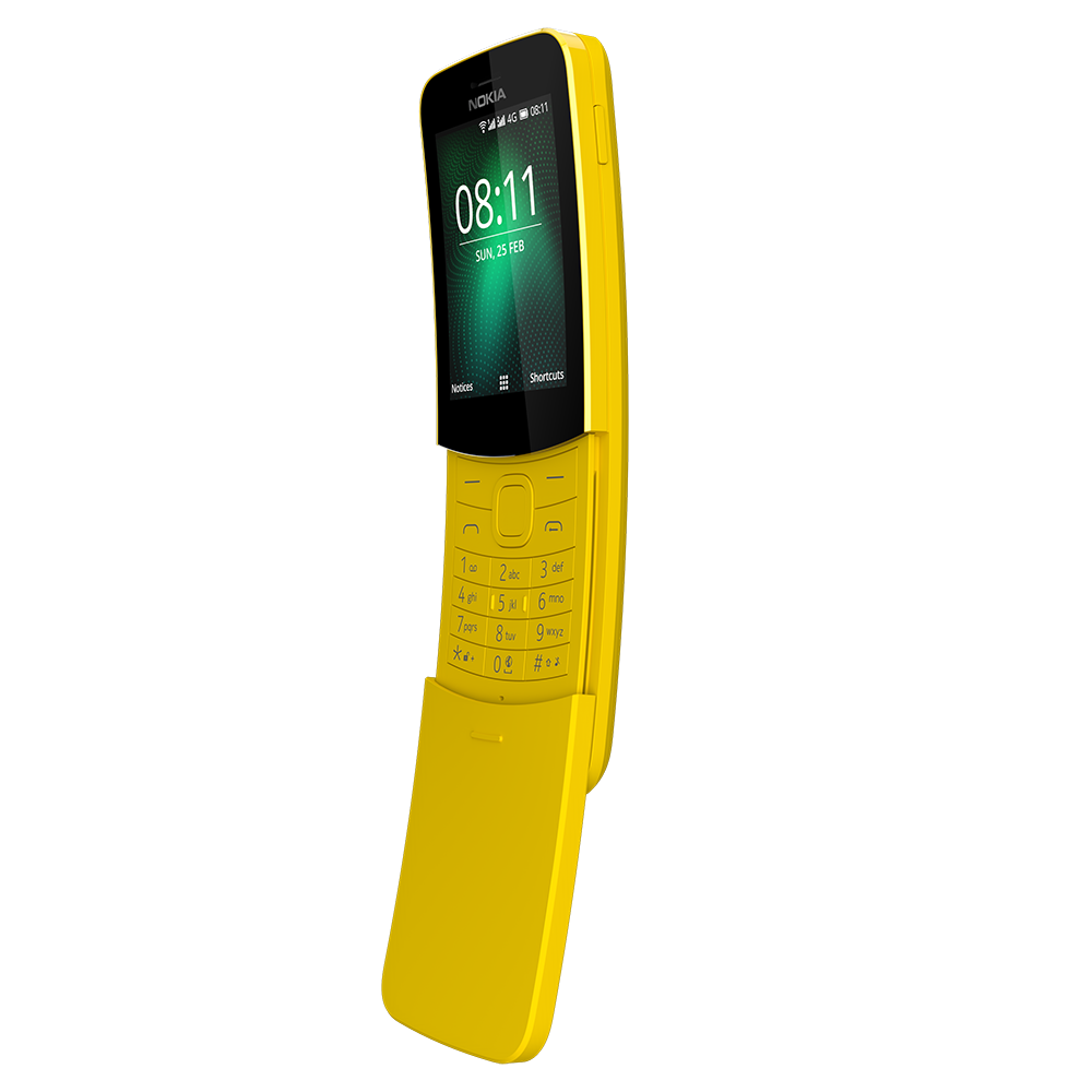 NOKIA 8110 4G 雙SIM卡 曲線熒幕 能手機 經典機王 - 香港行貨-DIGIBAL ONLINE