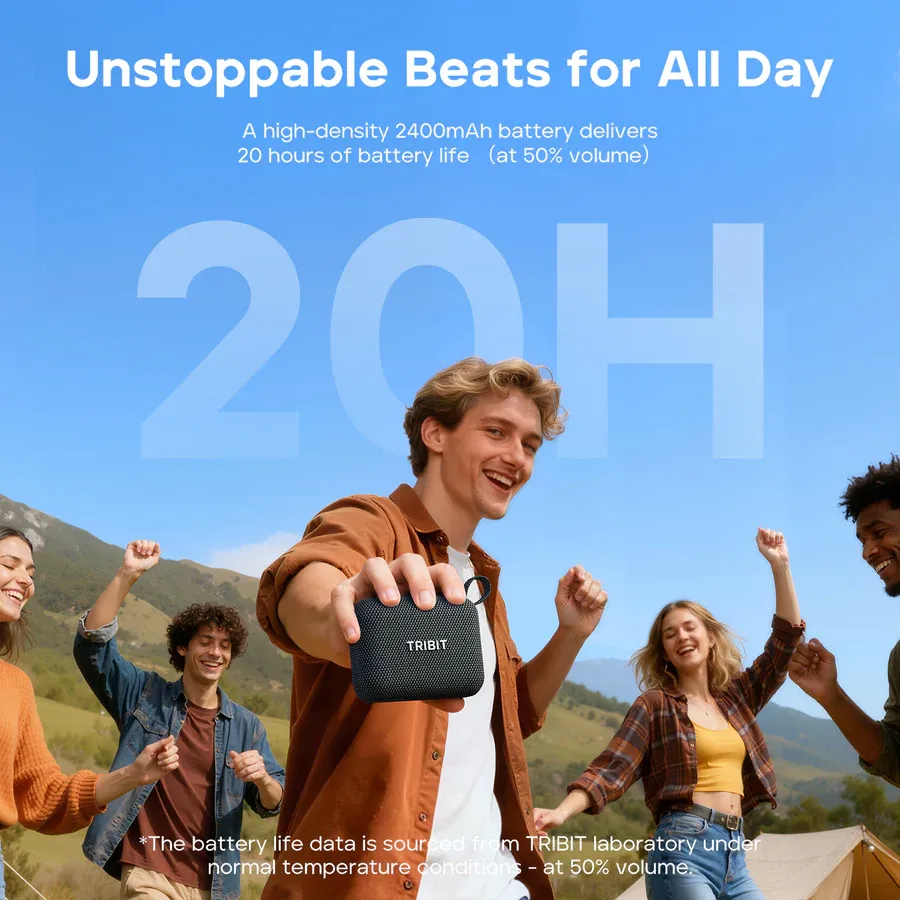 TRIBIT PocketGo Portable Bluetooth Speaker [香港行貨一年保養]