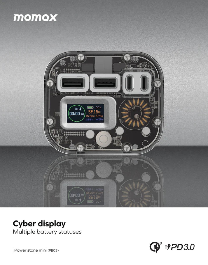 MOMAX iPowerstone Mini 100W 40000mAh 便攜儲能電源 PB03 [香港行貨]-DIGIBAL ONLINE