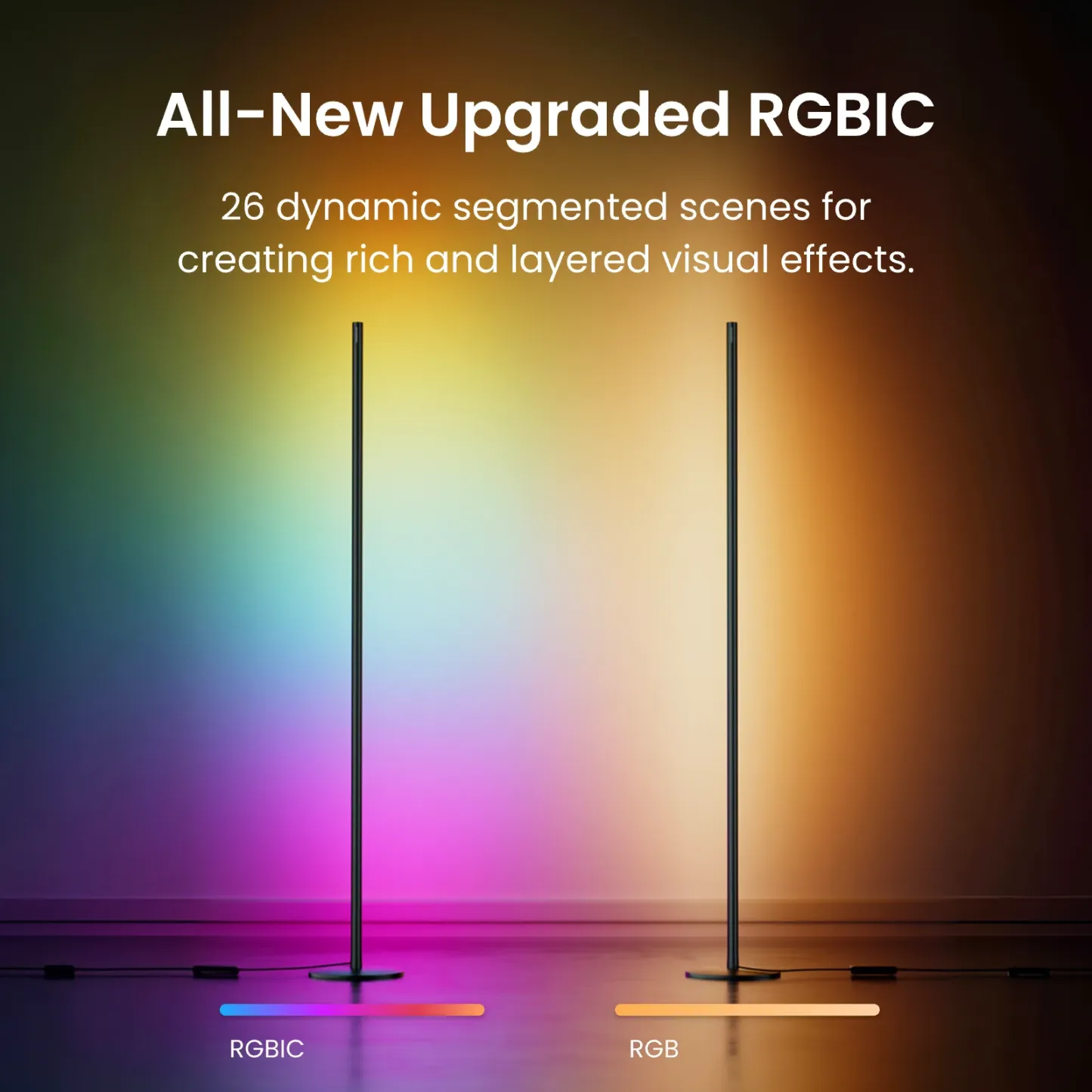 SwitchBot RGBICWW Floor Lamp 座地氣氛燈 - 香港行貨